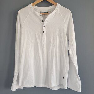 Free Planet Henley Shirt 100% Organic Cotton - Medium NWOT